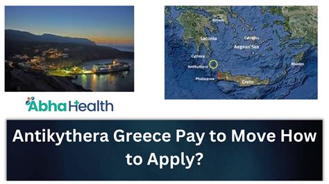 3 lip 2019. . Antikythera greece pay to move how to apply